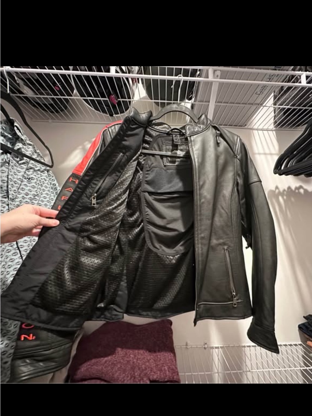 Harley-Davidson Women’s Leather Motorcycle Jacket – 2-in-1